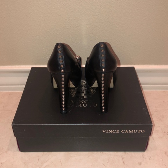 Vince Camuto Nasty/Nice Spiked Black Pumps - Picture 3 of 6